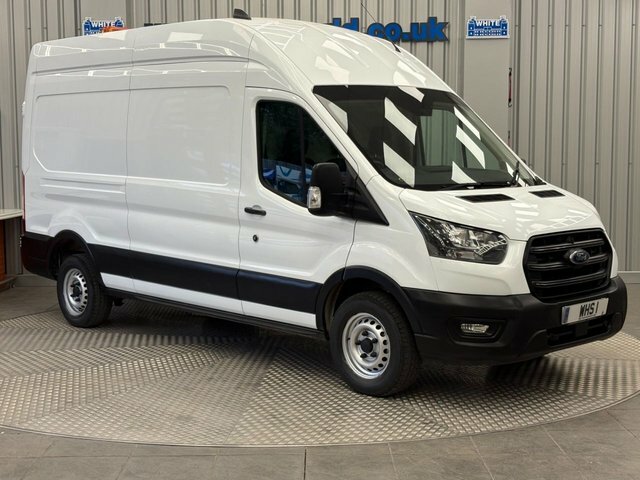 Ford Transit Custom 2022 2.0 Ecoblue 130 Bhp 350 L3 H3 Leader Rwd Manu White