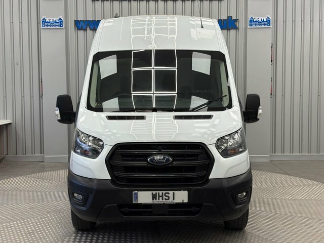 Ford Transit Custom 2022 2.0 Ecoblue 130 Bhp 350 L3 H3 Leader Rwd Manu CK72BCO White #2