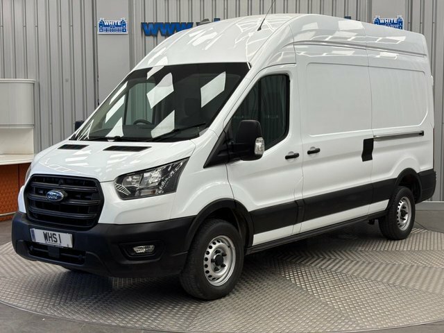 Ford Transit Custom 2022 2.0 Ecoblue 130 Bhp 350 L3 H3 Leader Rwd Manu CK72BCO White #3