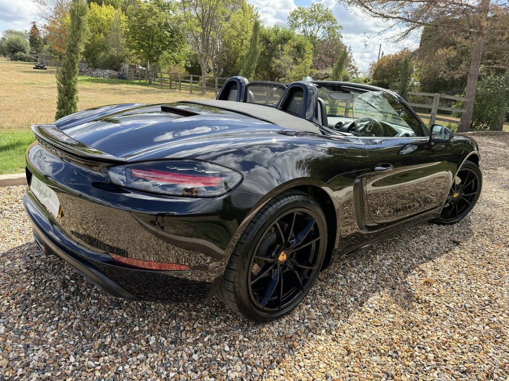 Porsche 718 Boxster Convertible Black #5