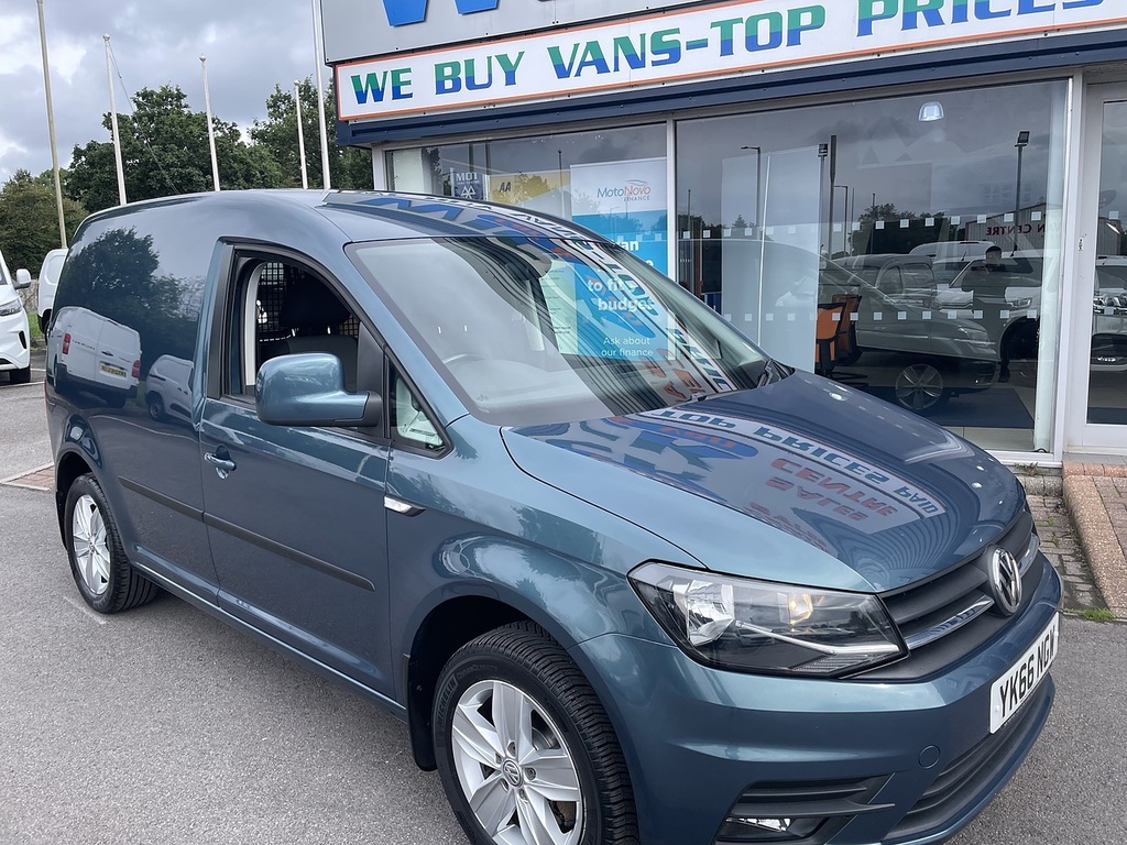 Volkswagen Caddy 2.0 Tdi C20 Bluemotion Tech Highline Panel Van Green #2