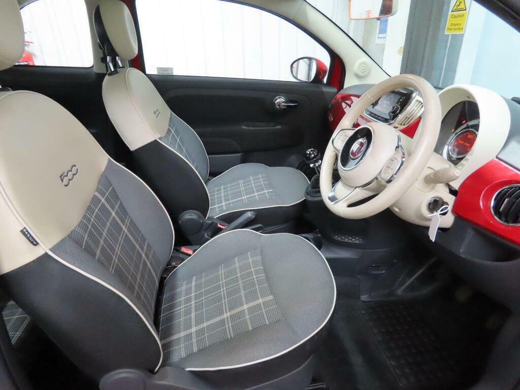 Fiat 500 1.2 Lounge Euro 6 S S Red #4