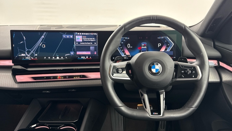 BMW 5 Series Saloon Black #5