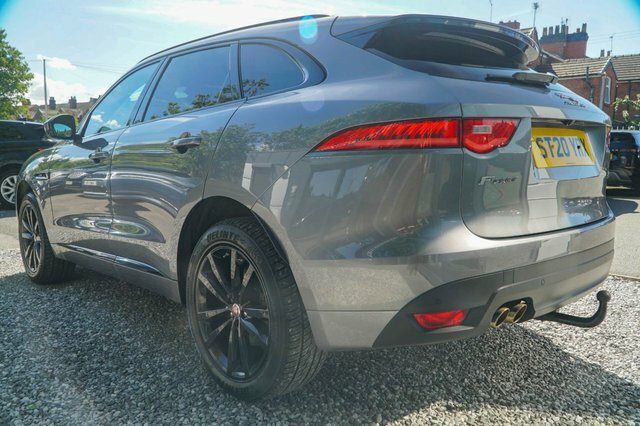 Jaguar F-Pace 2020 2.0 D180 Chequered Flag Suv A Grey #4