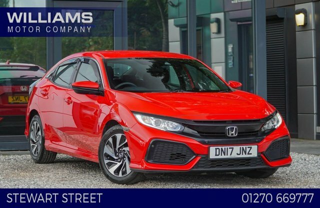 Honda Civic 2017 1.0 Vtec Turbo Se Hatchback Red