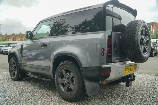 Land Rover Defender 90 2021 3.0 D200 Mhev Hard Top Suv 4W Grey #4