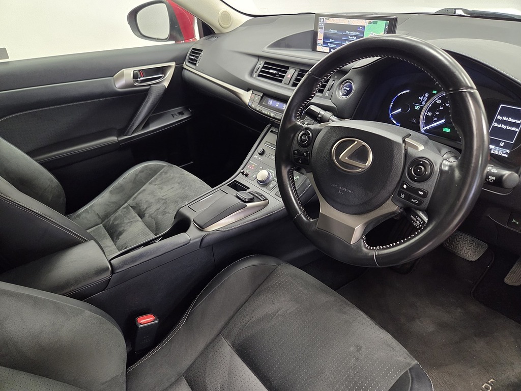 Lexus CT 1.8 200H Hatchback Hybrid E-cvt Euro 6 Red #3