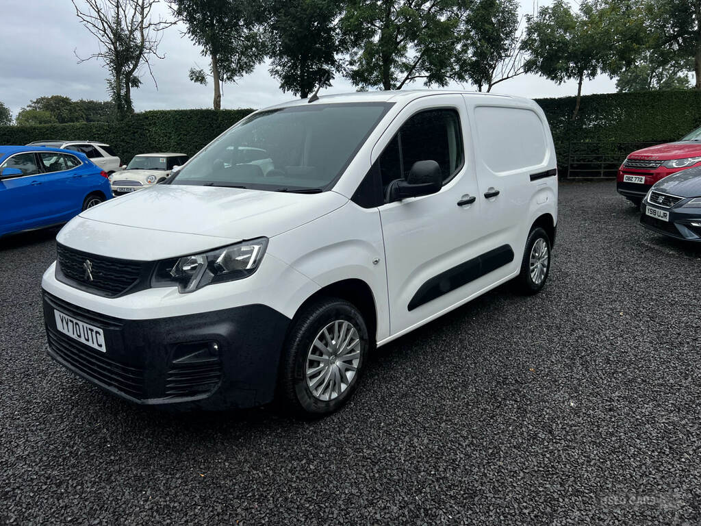 Peugeot Partner 650 1.5 Bluehdi 75 Professional Van White #4