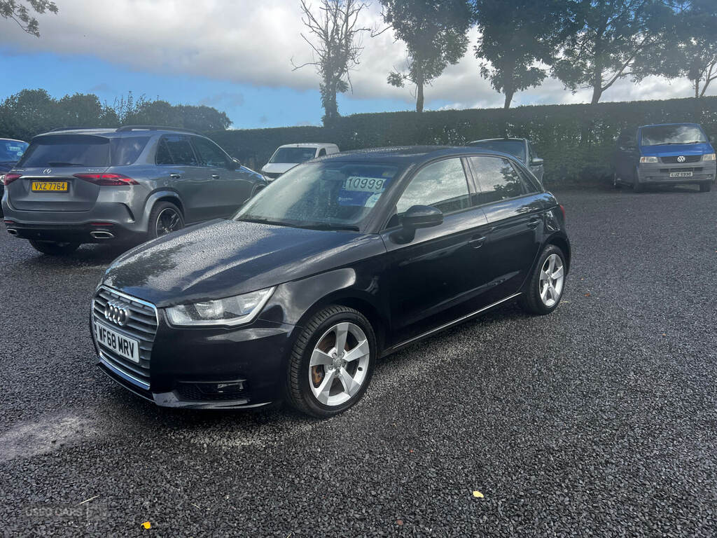 Audi A1 1.6 Tdi Sport Nav S Tronic WF68MRV Black #3