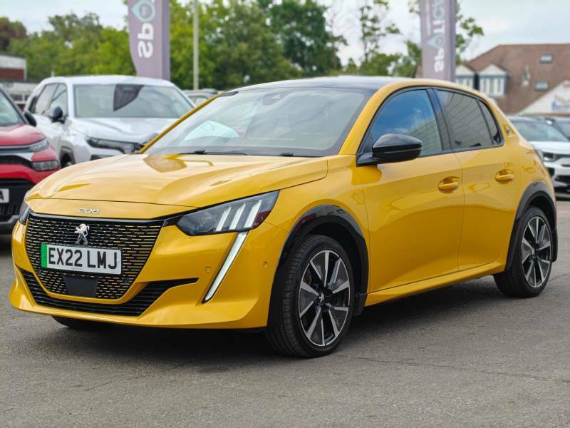 Peugeot e-208 208 Gt Premium Ev White #7