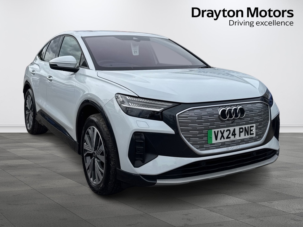 Audi Q4 E Tron 45 Sport Sportback Quattro 82Kwh White