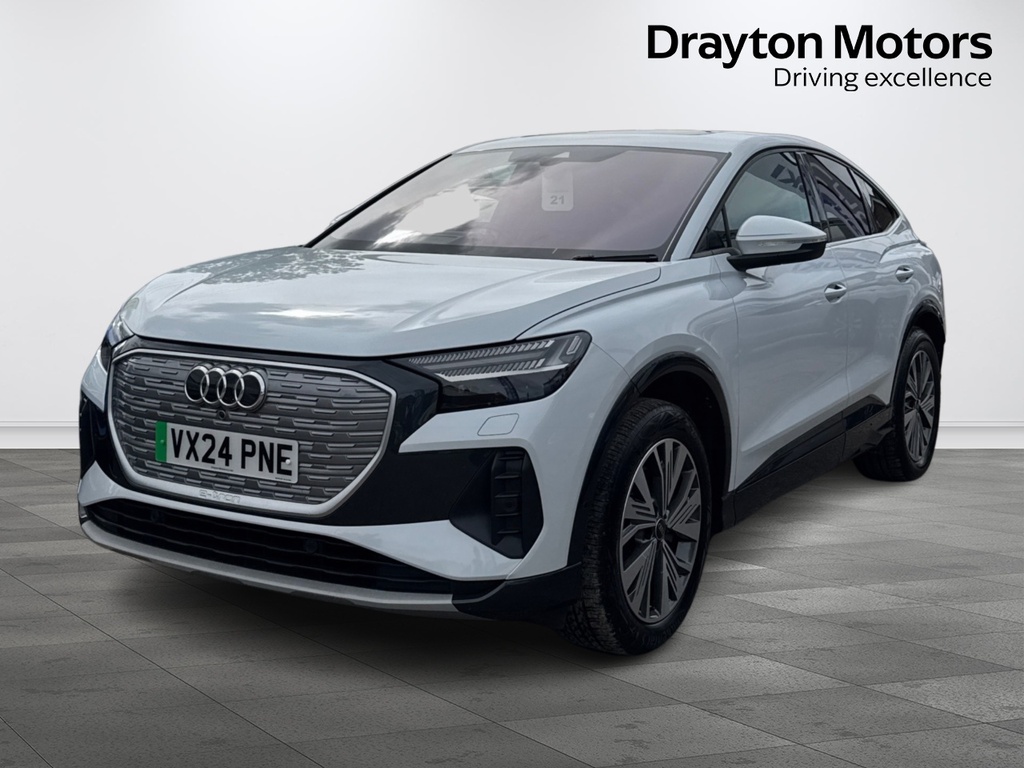 Audi Q4 E Tron 45 Sport Sportback Quattro 82Kwh White #4