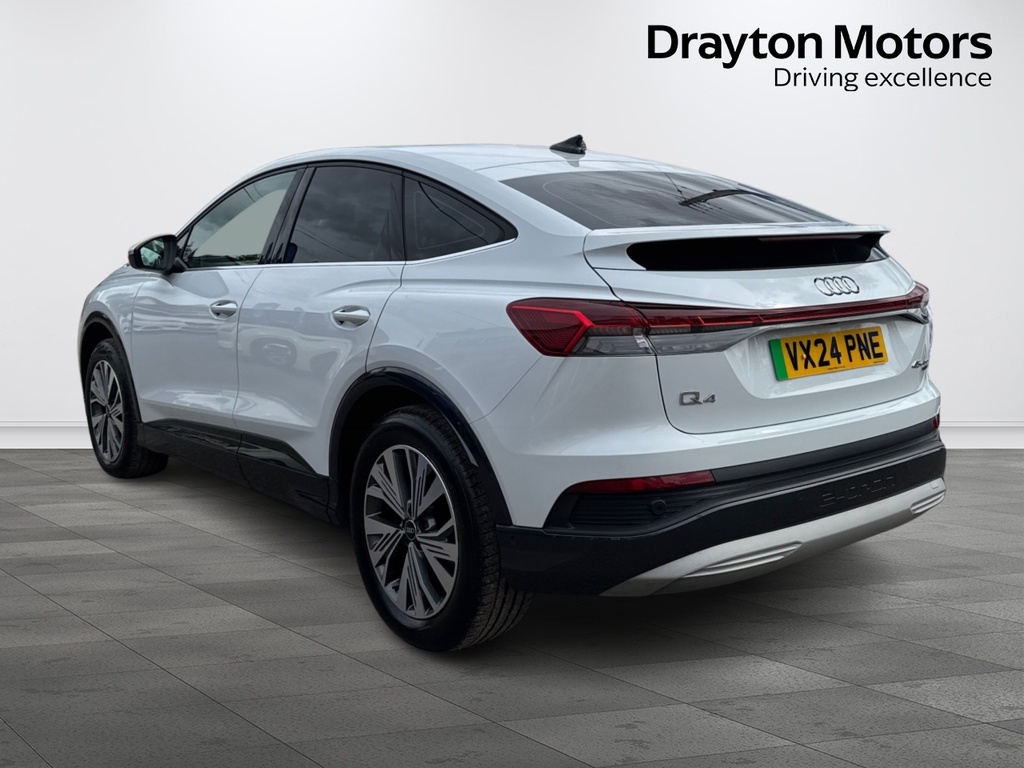 Audi Q4 E Tron 45 Sport Sportback Quattro 82Kwh White #5