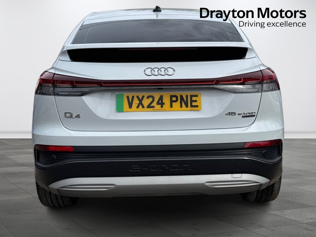 Audi Q4 E Tron 45 Sport Sportback Quattro 82Kwh White #6