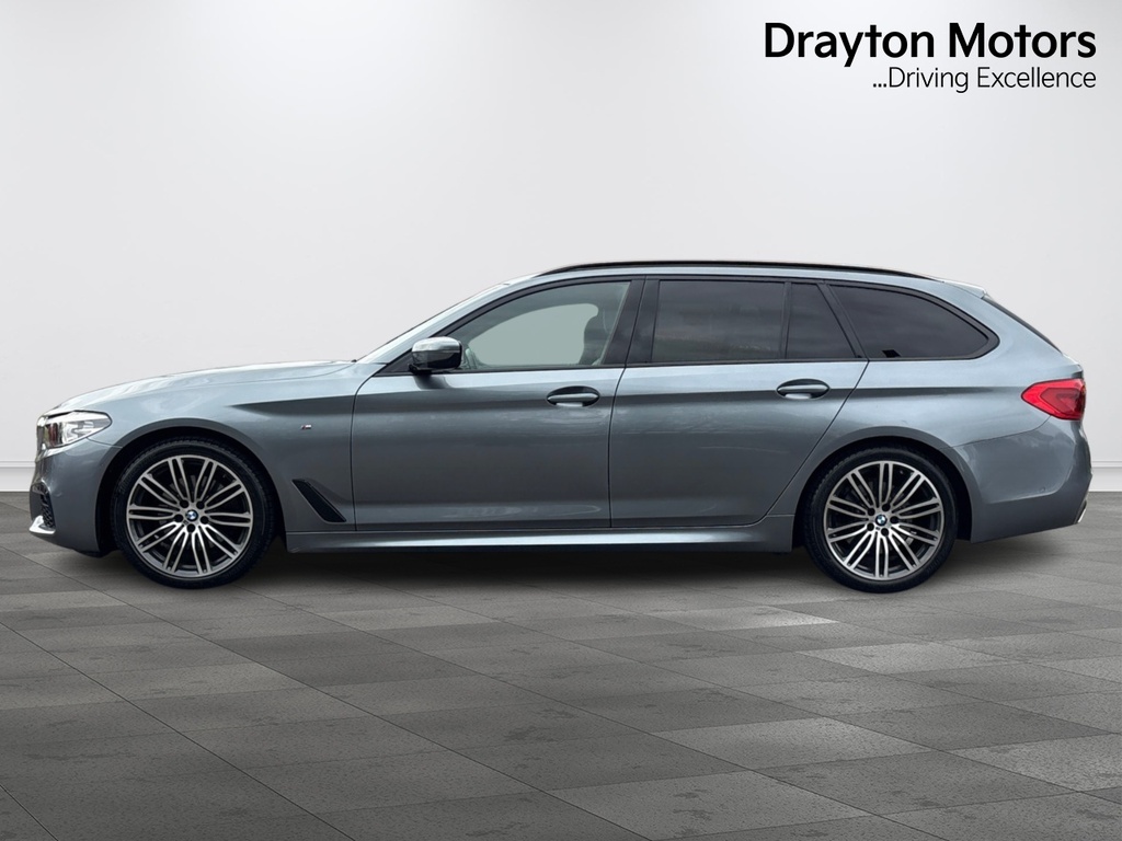 BMW 5 Series 2.0 520D Mht M Sport Touring Hybrid Aut Blue #5