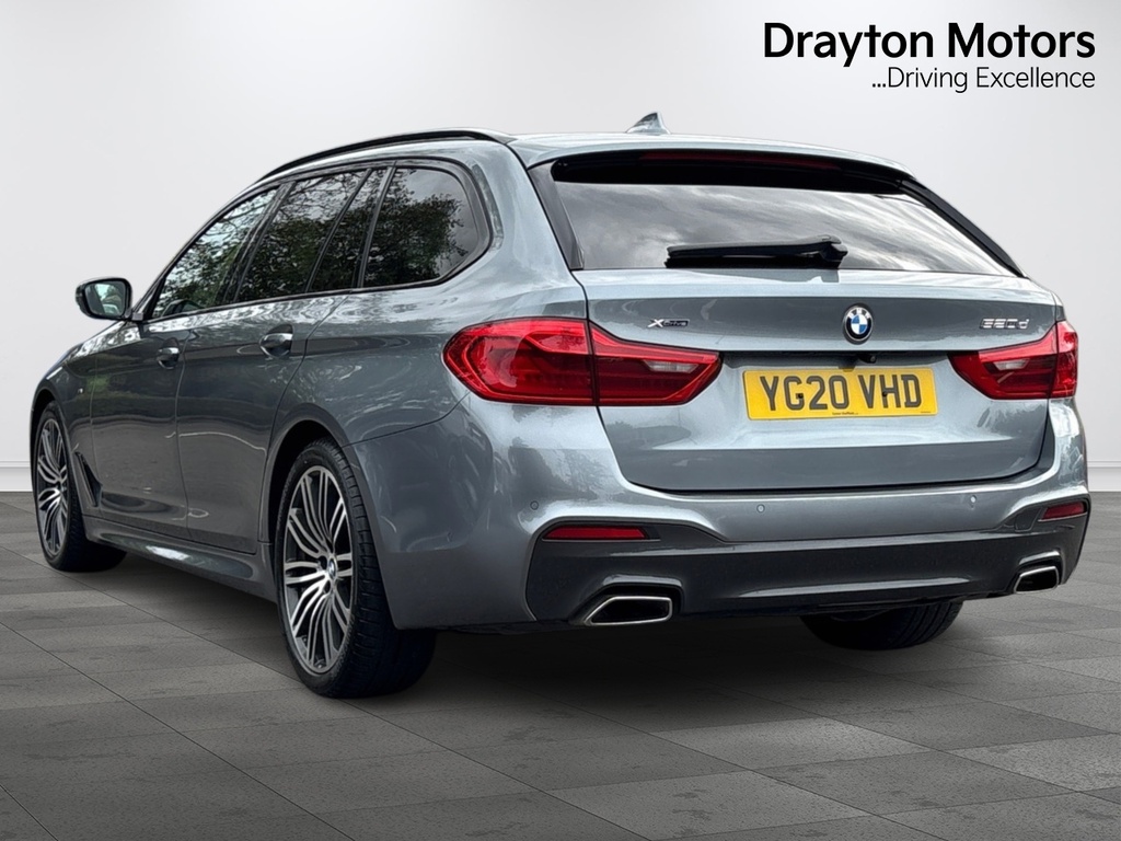 BMW 5 Series 2.0 520D Mht M Sport Touring Hybrid Aut Blue #6