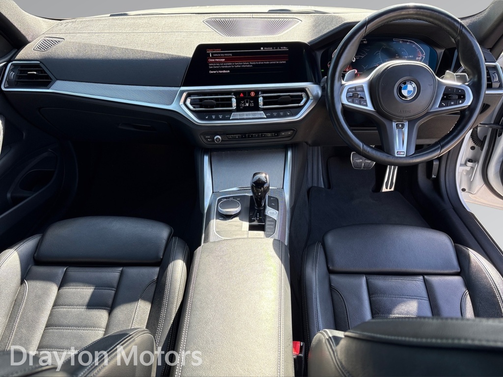 BMW 4 Series Gran Coupe 2.0 420D Mht M Sport Coupe Hybrid White #2
