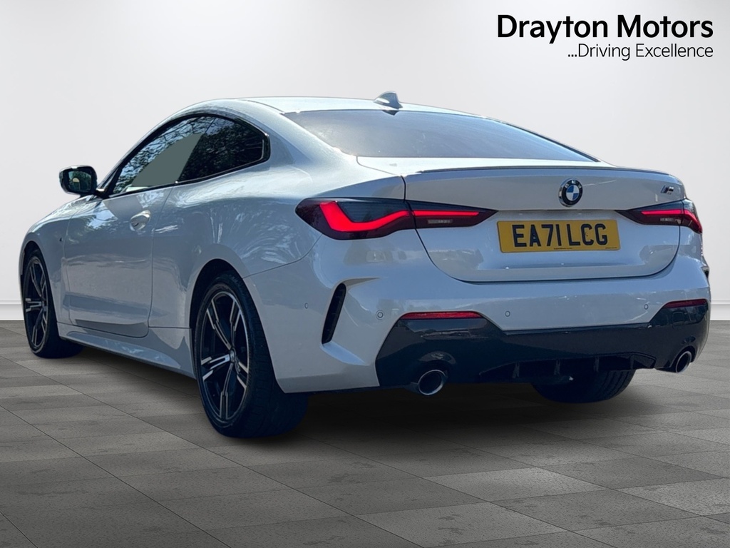 BMW 4 Series Gran Coupe 2.0 420D Mht M Sport Coupe Hybrid White #6