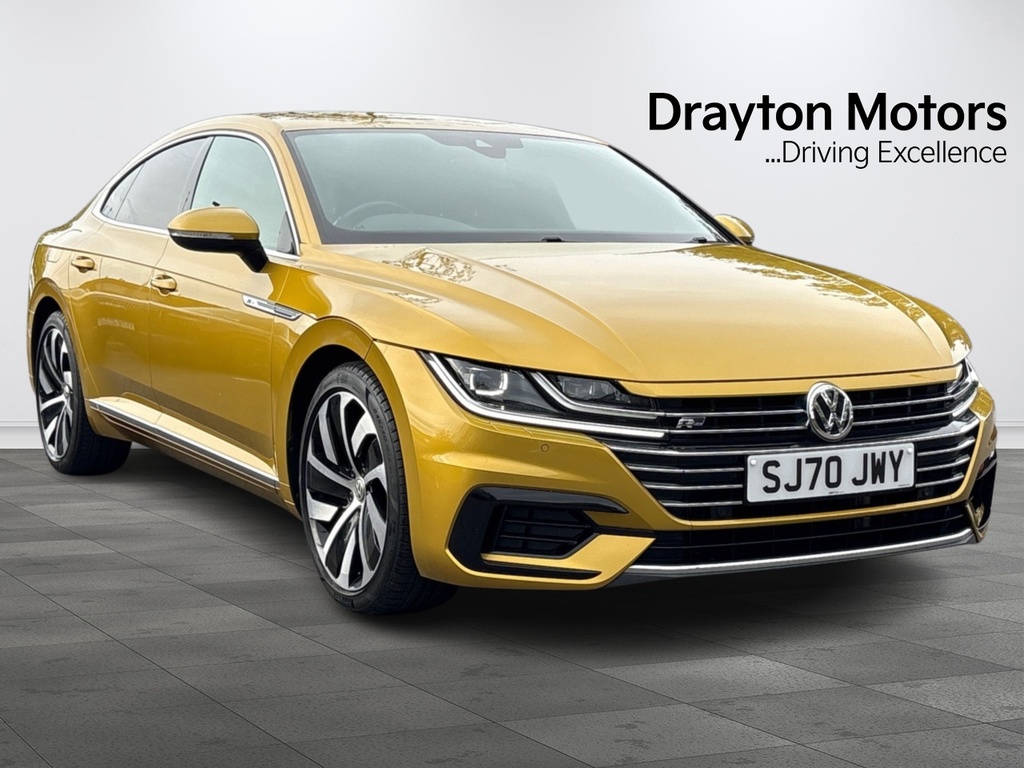 Volkswagen Arteon 2.0 Tdi R-line Fastback Dsg Euro 6 Ss Yellow