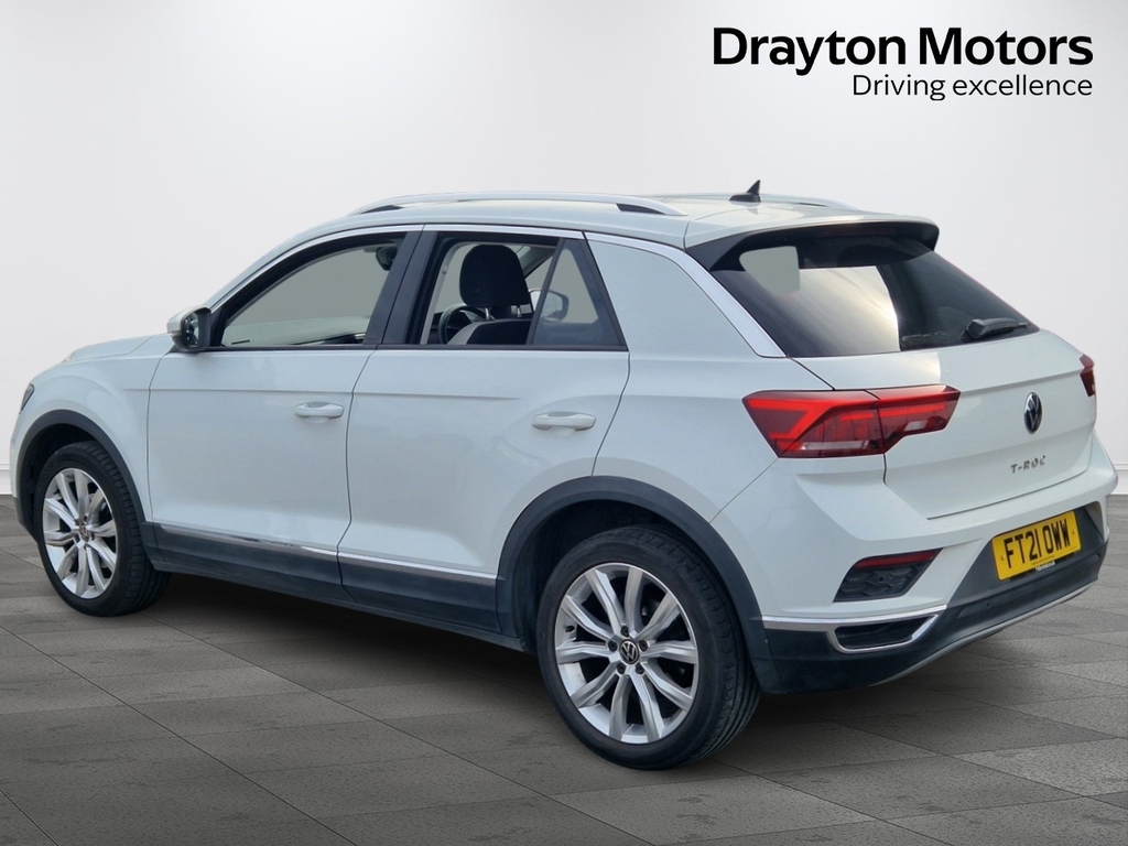 Volkswagen T-Roc 1.5 Tsi Gpf Evo Sel Suv Dsg Euro 6 Ss White #6