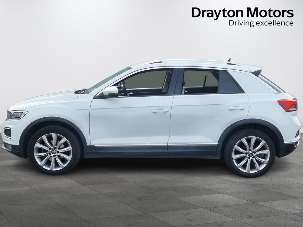 Volkswagen T-Roc 1.5 Tsi Gpf Evo Sel Suv Dsg Euro 6 Ss White #5