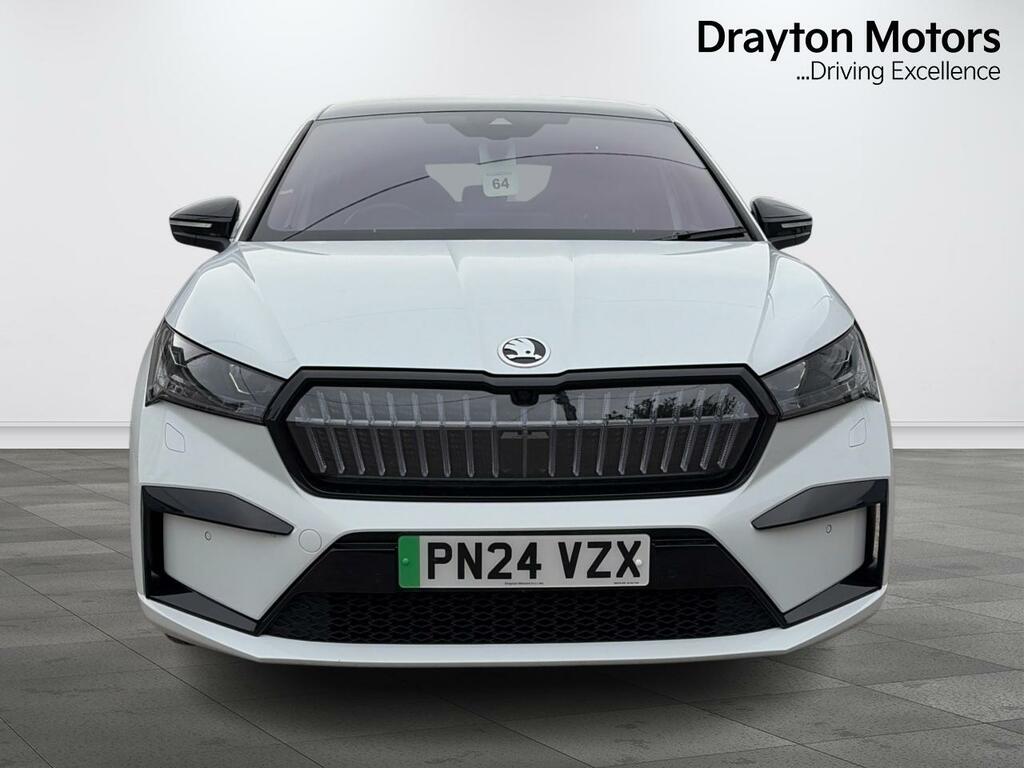 Skoda ENYAQ 82Kwh 85 Sportline Plus Coupe D White #2