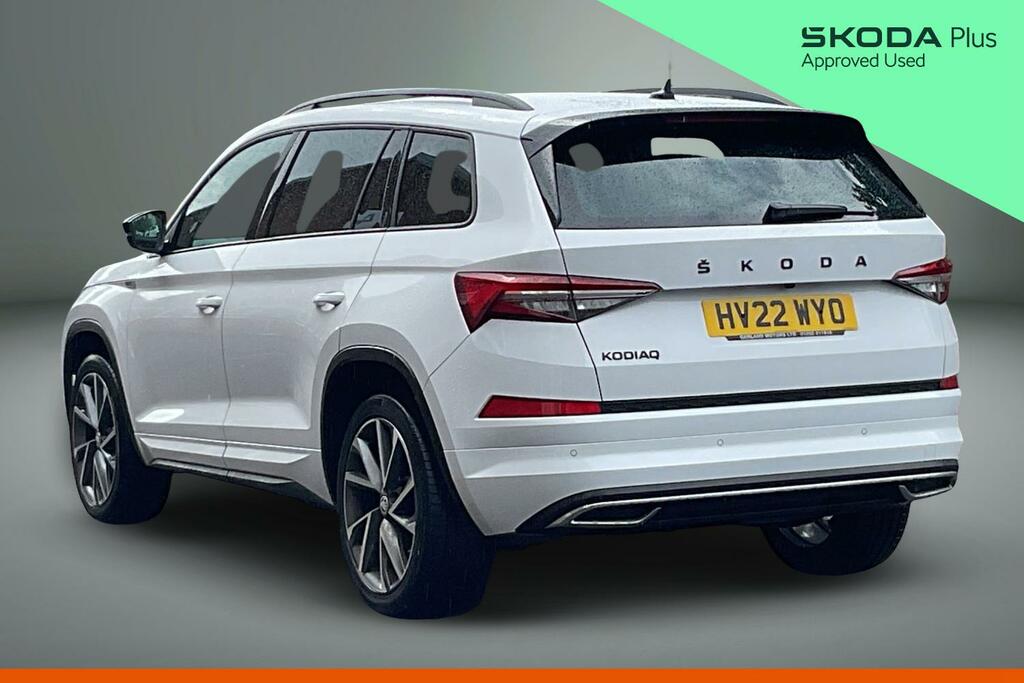 Skoda Kodiaq 1.5 Tsi Sport Line Dsg 7 Seat White #3