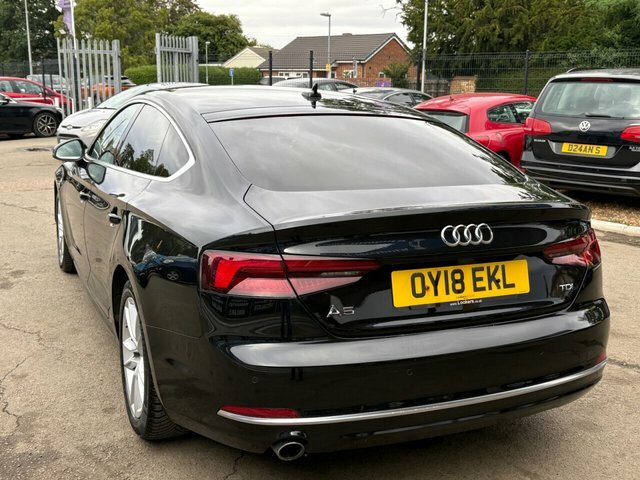 Audi A5 Tdi Sport Sportback OY18EKL Black #5
