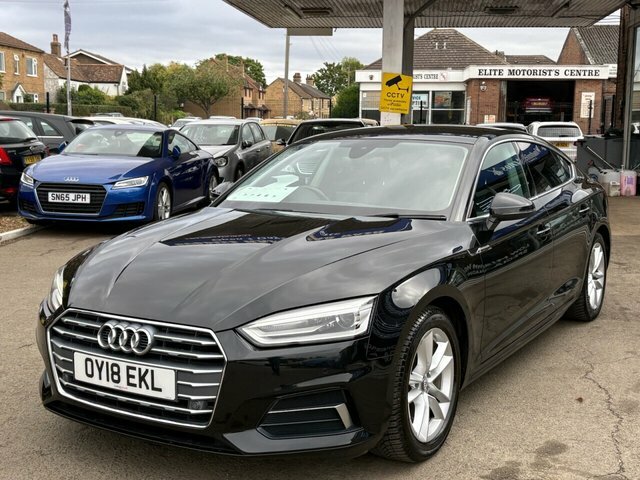 Audi A5 Tdi Sport Sportback OY18EKL Black #3