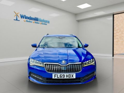 Skoda Superb 1.6 Tdi Se FL69HDX Blue #4