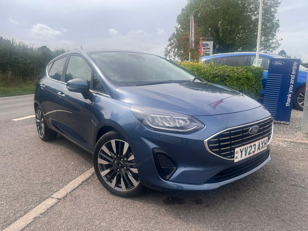Ford Fiesta 1.0 125Ps Titanium X Mhev Yv23axh Blue