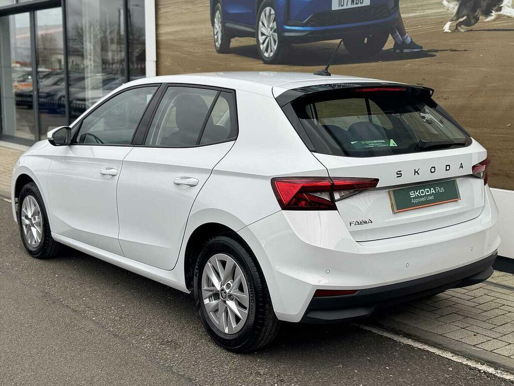 Skoda Fabia 1.0 Tsi Se Edition Hatchback Eur White #3