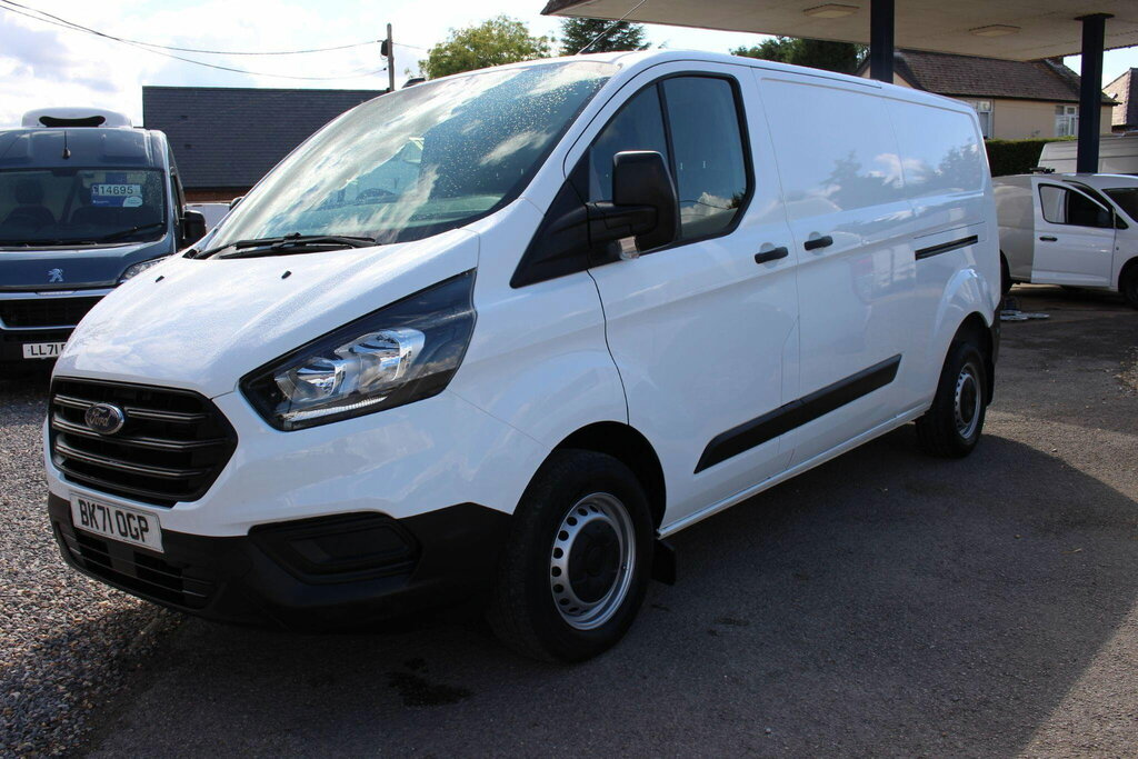 Ford Transit Custom 2.0 300 Ecoblue Leader L2 H1 Euro 6 Ss BK71OGP White #3
