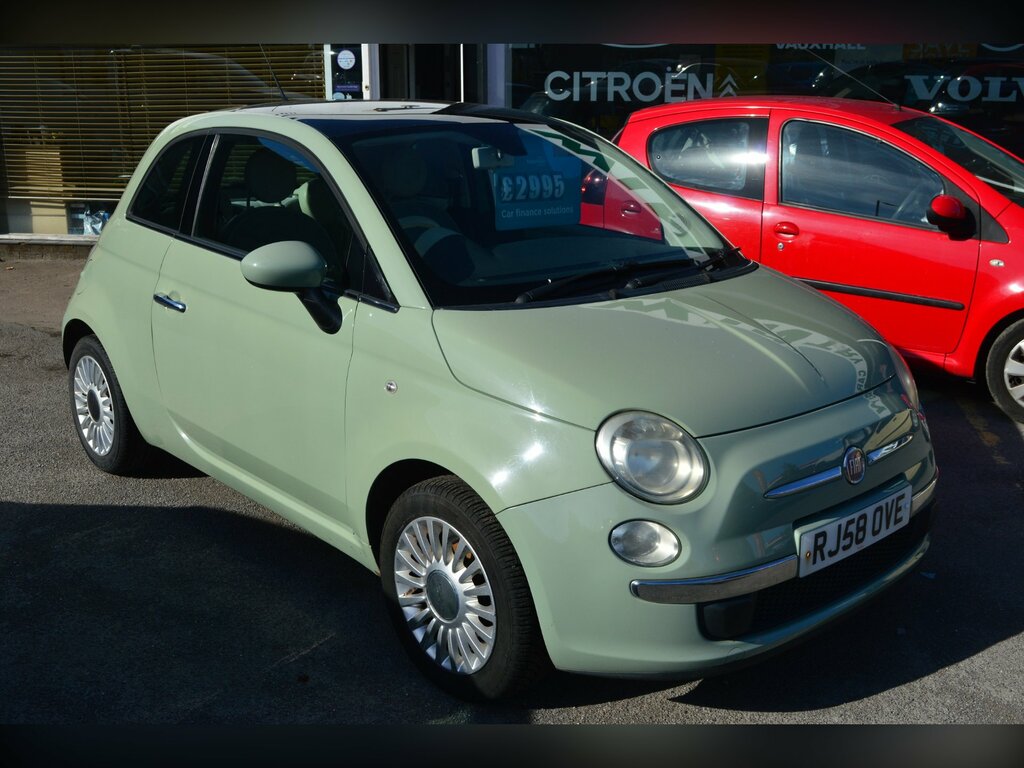 Fiat 500 1.2 Lounge Hatchback Euro 4 69 Green