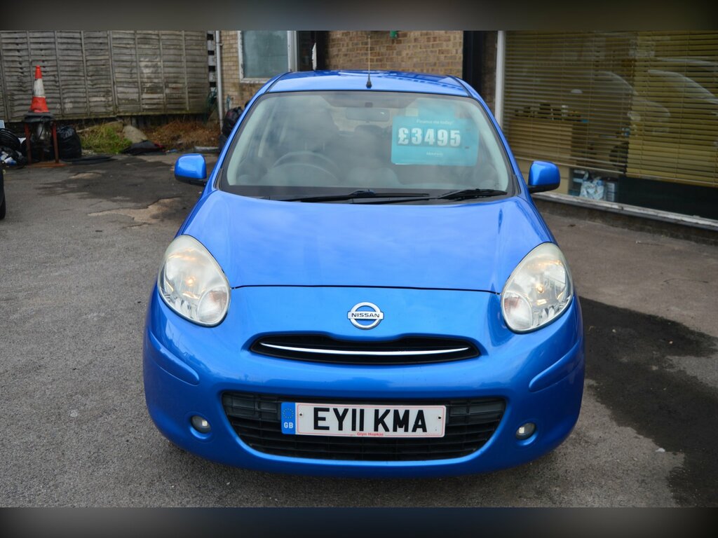 Nissan Micra 1.2 12V Acenta Hatchback Euro 5 Blue #2