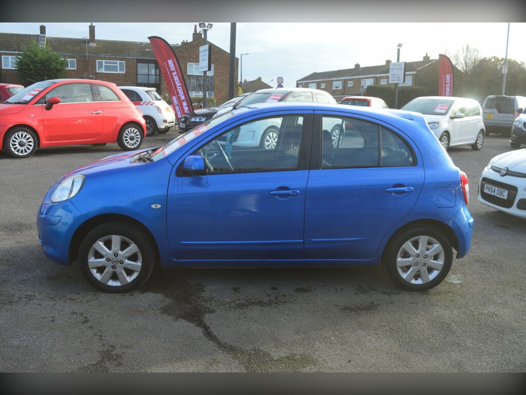 Nissan Micra 1.2 12V Acenta Hatchback Euro 5 Blue #6