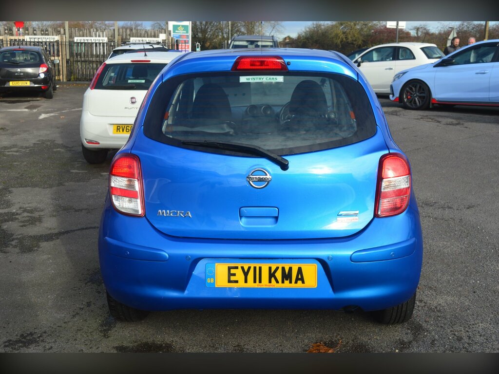Nissan Micra 1.2 12V Acenta Hatchback Euro 5 Blue #5
