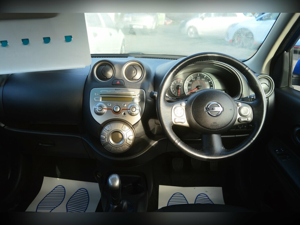 Nissan Micra 1.2 12V Acenta Hatchback Euro 5 Blue #3