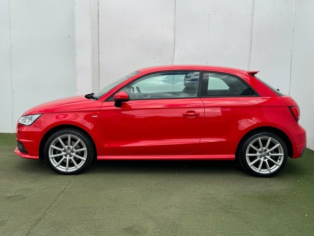 Audi A1 Tdi S Line Hatchback Red #4