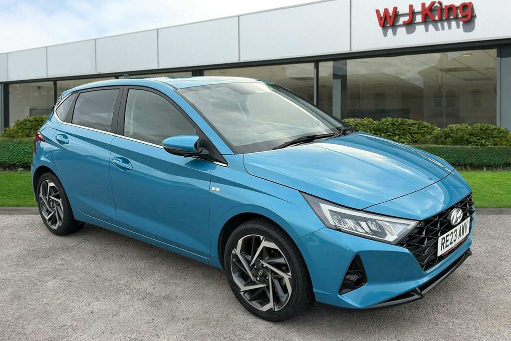 Hyundai I20 1.0 T Gdi Mhev Premium Hatchback Hybrid Blue