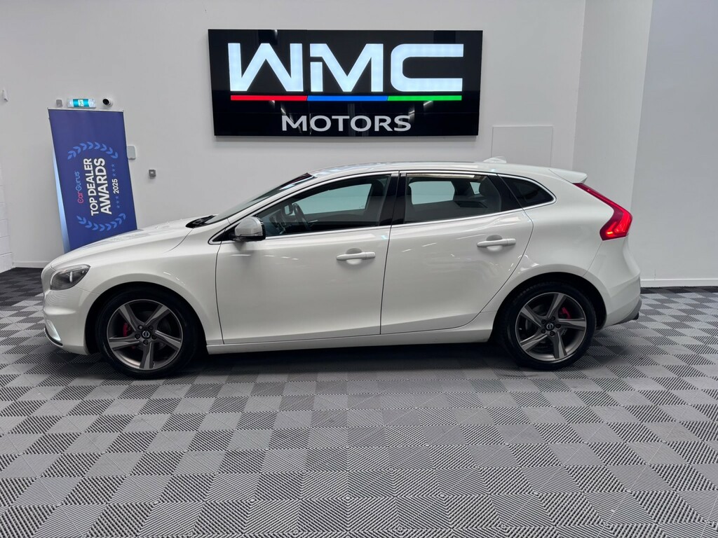Volvo V40 1.6 R-design D2 115Hp White #5