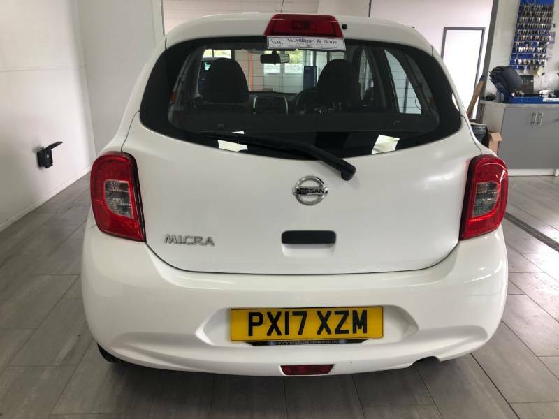 Nissan Micra 1.2 Vibe White #5
