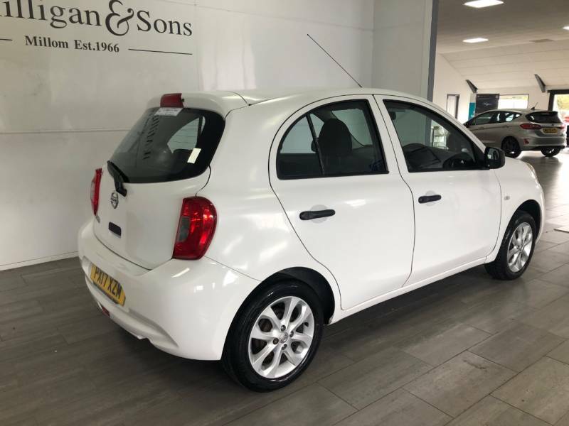 Nissan Micra 1.2 Vibe White #4