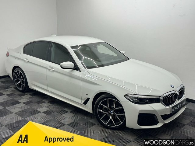 BMW 5 Series 2022 2.0 520I Mht M Sport Saloon Hybrid White