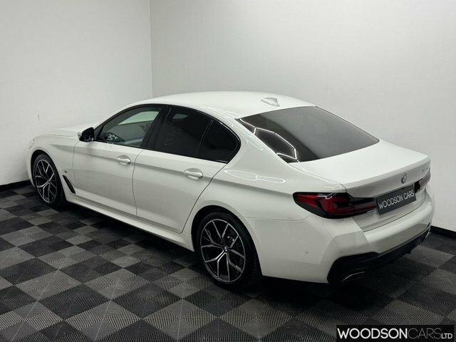 BMW 5 Series 2022 2.0 520I Mht M Sport Saloon Hybrid White #2