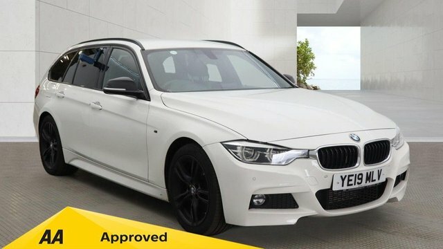 BMW 3 Series 2019 2.0 318D M Sport Touring Euro White