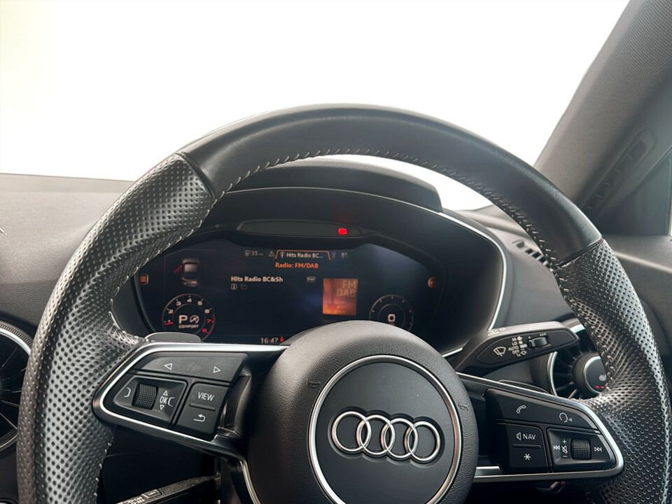 Audi TT Tfsi S Line Black Edition White #20