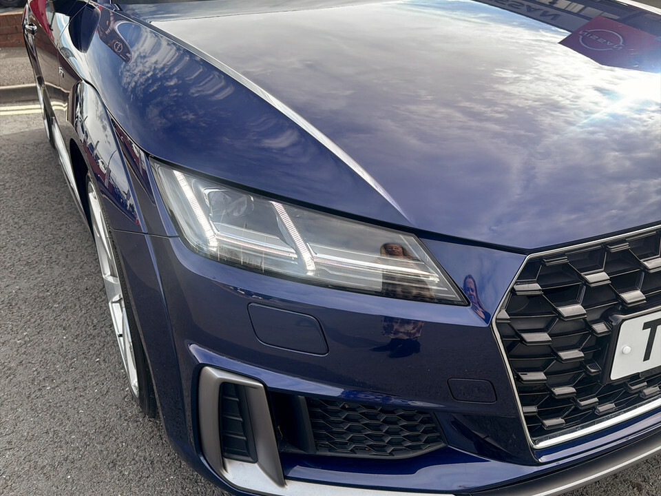 Audi TT Tfsi S Line Black Edition White #11