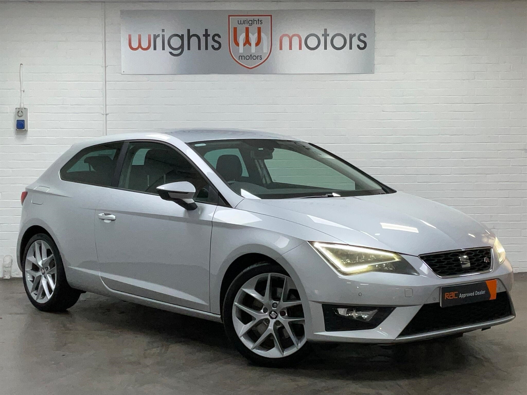 Seat Leon 2.0 Tdi Cr Fr Sport Coupe Euro 5 Ss Silver