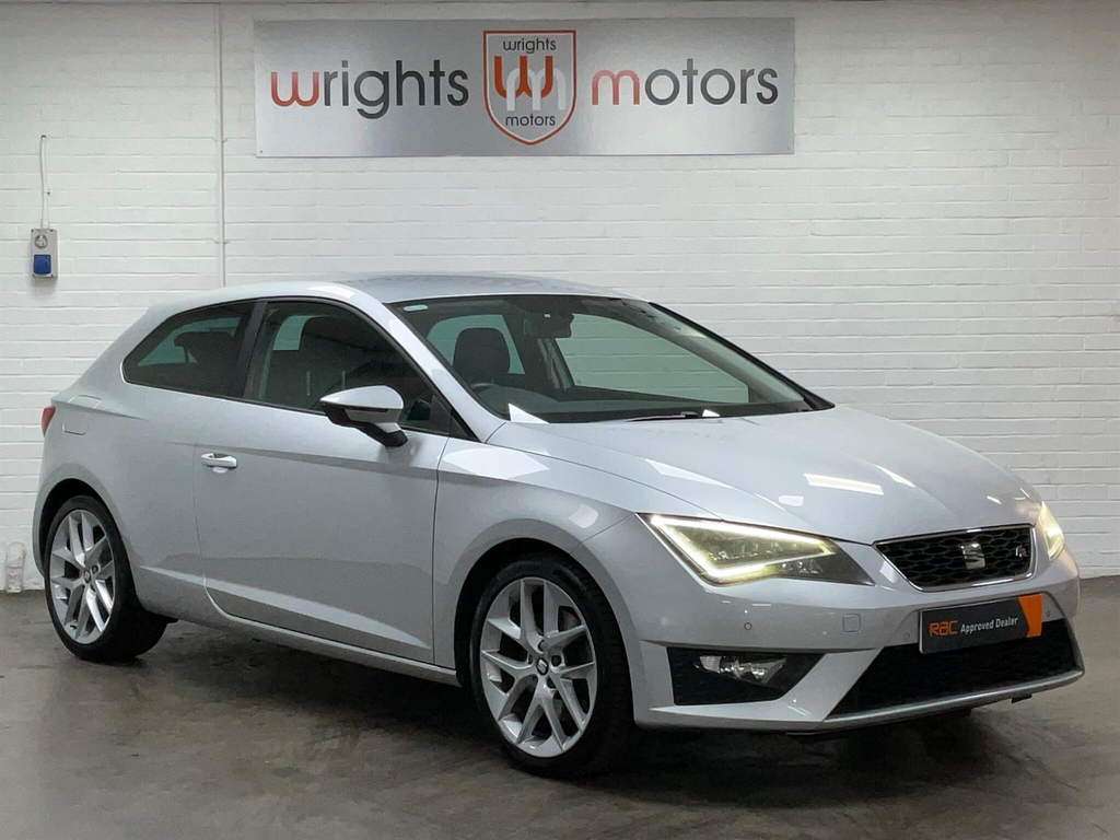 Seat Leon 2.0 Tdi Cr Fr Sport Coupe Euro 5 Ss Silver #2